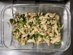 ササミとオクラの中華風サラダ