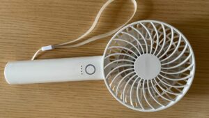 わが家のハンディ扇風機