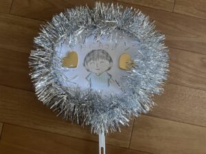 筆者の娘が小３の時に作ったうちわ
