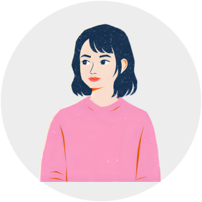 母親が発言するイラスト