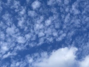 息子が記録した雲の写真