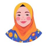 インドネシア人の母親が話しかけるイラスト