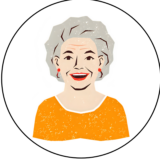 配食サービスを利用するおばあさん4が発言するイラスト