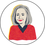 配食サービスを利用するおばあさん3が発言するイラスト