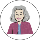 配食サービスを利用するおばあさん2が発言するイラスト